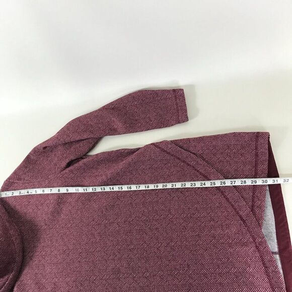 Lands' End Cowlneck Fleece Tunic Sweater Women's Large / 14-16 Herringbone Cozy - Picture 8 of 13